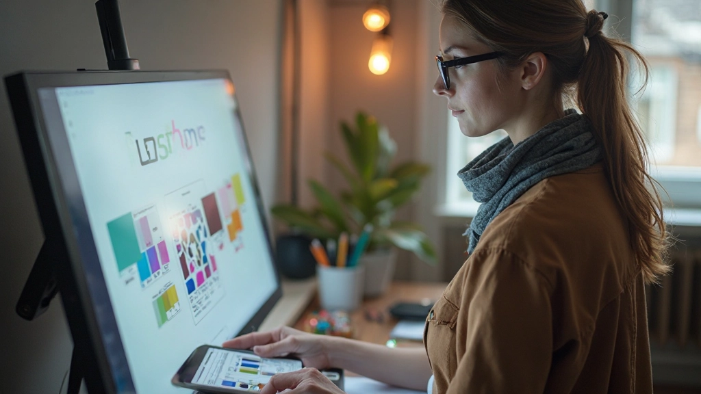 Farbpaletten-Beispiele mit Neutral-, Haupt- und Akzentfarben