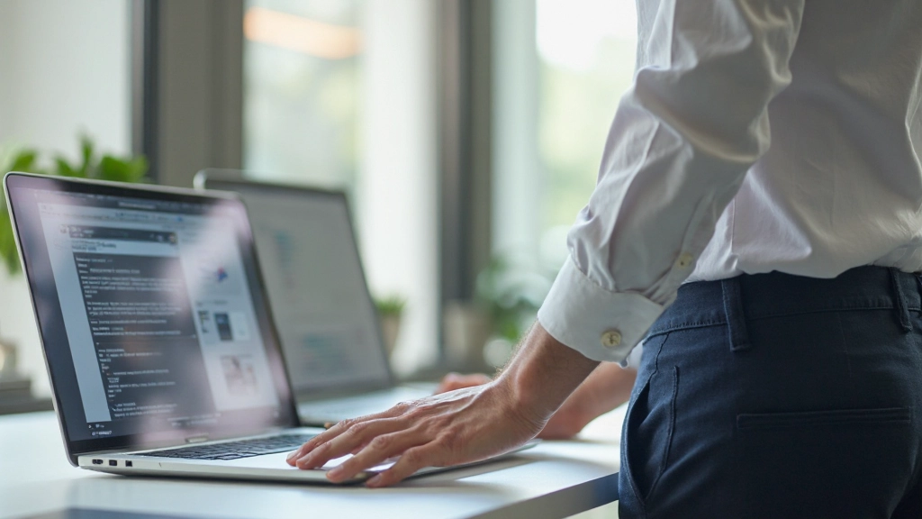 Computer-Bildschirm mit Farbwahl-Tools und Design-Software